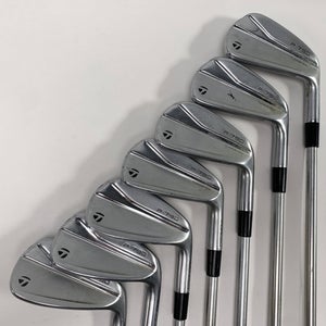 TaylorMade P790 2021 Iron Set 4-PW KBS Tour C-Taper Lite Stiff Steel Mens RH