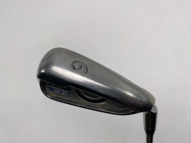 Ping G 2016 Single 6 Iron Black Dot AWT 2.0 Regular Steel Mens RH Midsize Grip