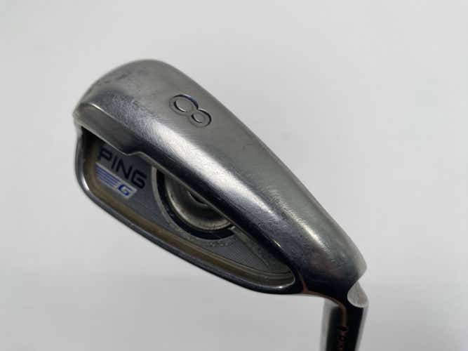 Ping G 2016 Single 8 Iron Black Dot AWT 2.0 Regular Steel Mens RH Midsize Grip