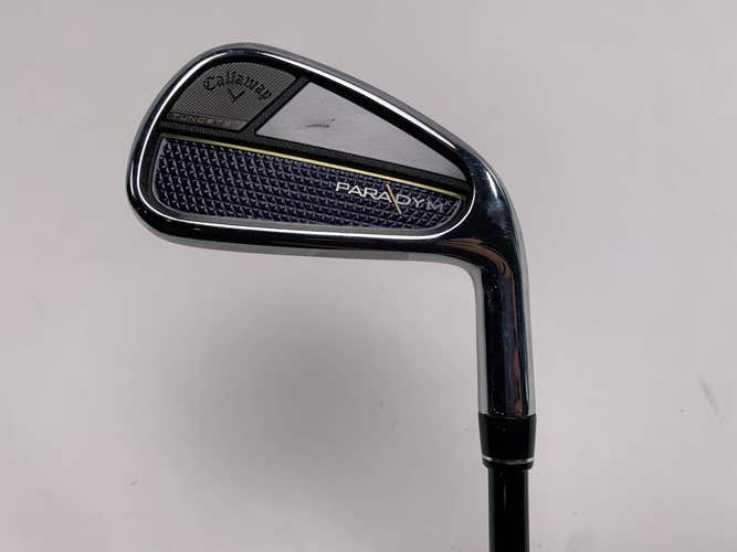 Callaway Paradym Single 6 Iron Fujikura Vista Pro 70g Regular Graphite Mens RH