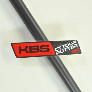KBS Ct Tour Straight .370 Putter Shaft, Matte Black 38”