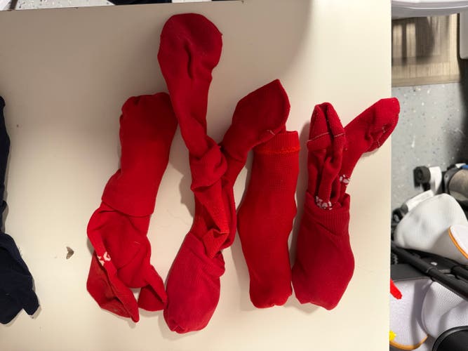 Red Boys Large Socks (New)