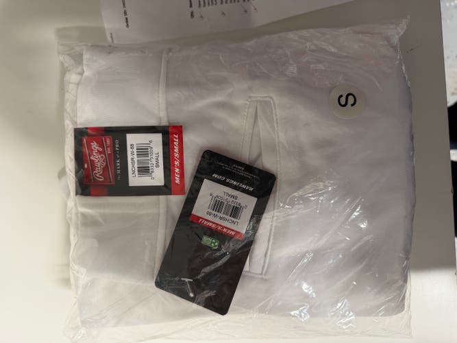 White Men's Medium Adult Rawlings Game Pants (New)