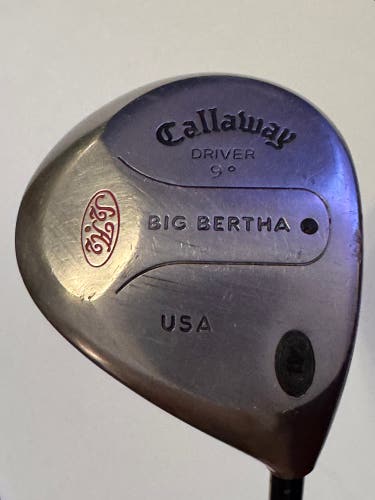 1991 Callaway Big Bertha Right Handed Driver Extra Stiff Flex 9 Loft (Used)