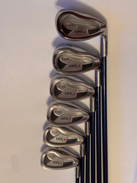 Women's Tour Right Handed Iron Set Ladies Flex (6 Clubs) #6 - #9, PW, SW Graphite Shaft (Used)