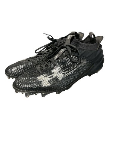 Used Under Armour SKULL Adult FB Cleats Black Senior 11.5 11834-S000043708