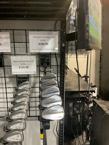 Used Titleist FORGED MB IRON SET Mens Iron Set LH 6I-PW 11834-S000043696