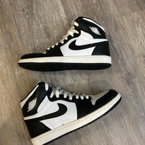 Black Men's Size M 8.0 (W 9.0) Adult Air Jordan 1 High Shoes (Used)
