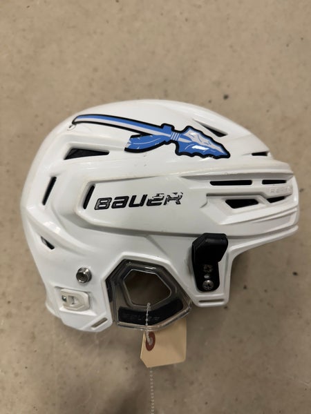 White Medium Bauer Re-Akt 150 Helmet (Used)