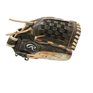 Used Rawlings FIELDER BB/SB Glove RH Throw Black 12" 11834-S000042601