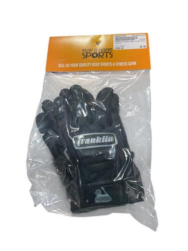 Used Franklin BB/SB Batting Gloves Black LG 11834-S000043468