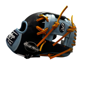 Used Rawlings HEART OF THE HIDE BLUE MOON BB/SB Glove RH Throw Royal Blue 12" 11375-S000370897