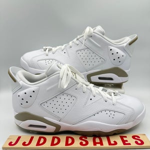 Nike Air Jordan 6 Retro Low Golf White Khaki DV1376-100 Men's Sz 13 NEW RARE

New With Tags