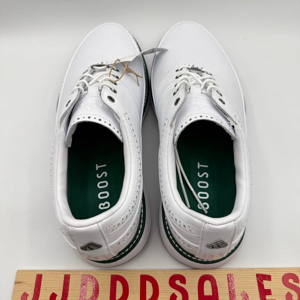 Adidas Golf MC80 Spikeless White Green IE3526 Waterproof Leather Men\'s Sz 12 NWT Adidas Golf MC80 Spikeless White Green IE3526 Waterproof  main image 3