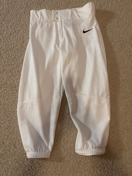 White XL Youth Nike Game Pants (Used)