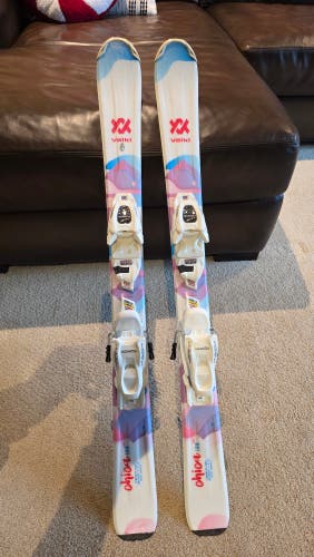 Kid's 2020 All Mountain 100 cm Volkl Chica Jr Skis With Bindings (Used)