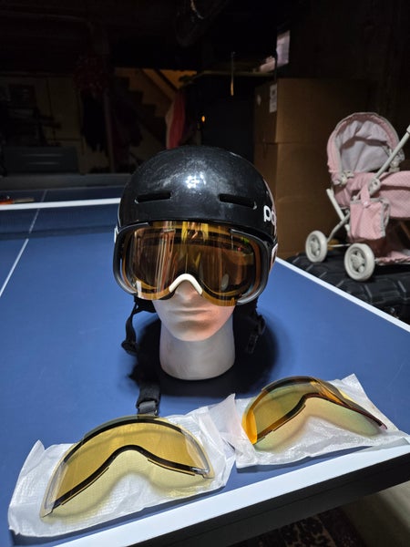 Unisex XL-XXL POC Fornix Helmet with Cornea Goggle w/ 2 extra lenses (Used)