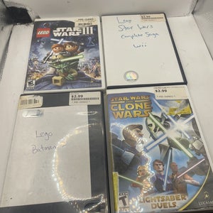 Nintendo Wii Game Lot Lego Batman 2,Star Wars Complete Saga, Star Wars III, More