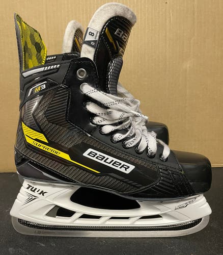 Used Bauer Supreme M3 Hockey Skates 8D