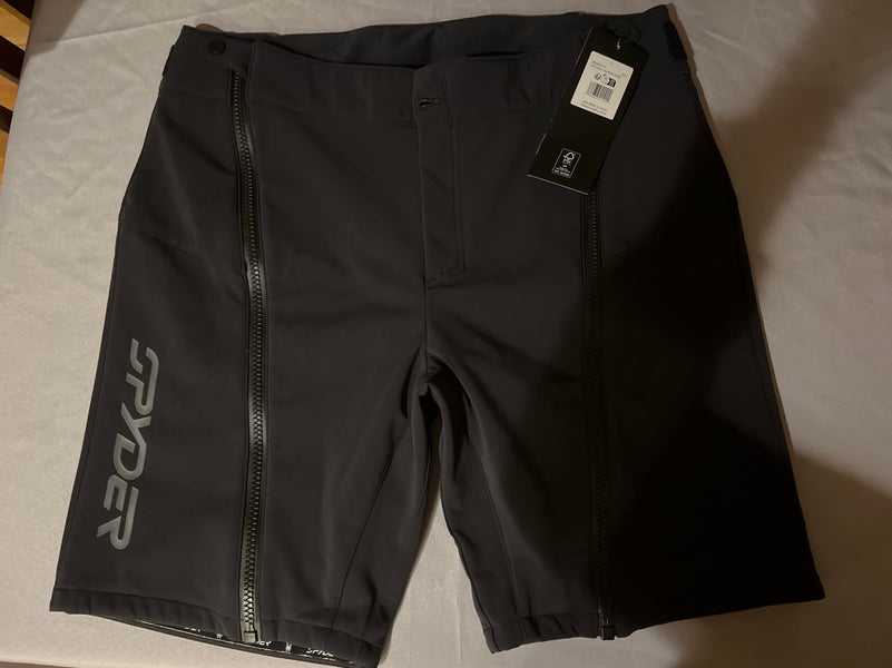 $179 Black Unisex Adult Large Spyder Race Shorts (New)
