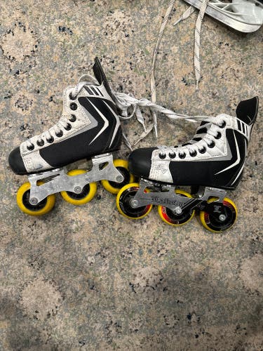 Alkali Inline Skates Regular Width Size 4 (Used)