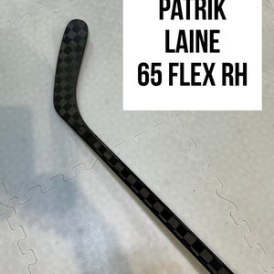 Senior(1x)Right Patrik Laine 65 Flex Toe Pattern ProBlackStock™ Unbranded Pro Stock Hockey Sticks