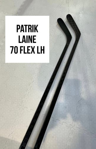 Senior(2x)Left Patrik Laine 70 Flex Toe Pattern ProBlackStock™ Unbranded Pro Stock Hockey Sticks