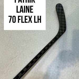 Senior(1x)Left Patrik Laine 70 Flex Toe Pattern ProBlackStock™ Unbranded Pro Stock Hockey Sticks
