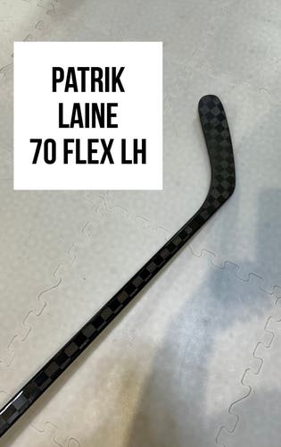 Senior(1x)Left Patrik Laine 70 Flex Toe Pattern ProBlackStock™ Unbranded Pro Stock Hockey Sticks