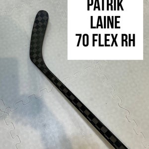 Senior(1x)Right Patrik Laine 70 Flex Toe Pattern ProBlackStock™ Unbranded Pro Stock Hockey Sticks