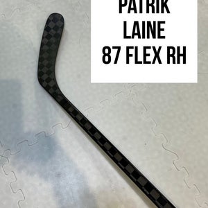 Senior(1x)Right Laine 87 Flex Toe Pattern ProBlackStock™ Blackstock Unbranded Pro Stock Hockey Stick
