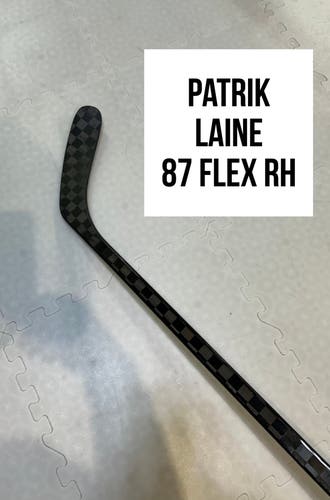 Senior(1x)Right Laine 87 Flex Toe Pattern ProBlackStock™ Blackstock Unbranded Pro Stock Hockey Stick