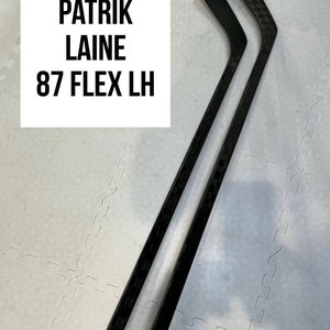 Senior(2x)Left Laine 87 Flex Toe Pattern ProBlackStock™ Unbranded Pro Stock Hockey Sticks