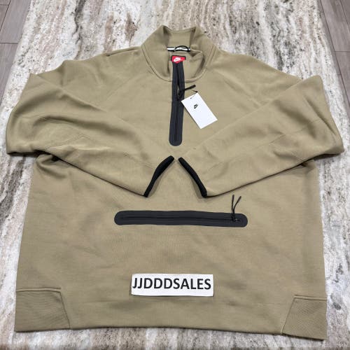Nike Sportswear Men's Tech Fleece 1/2 Zip Pullover Olive Sz XXL FB7998-276 $135
New With Tags