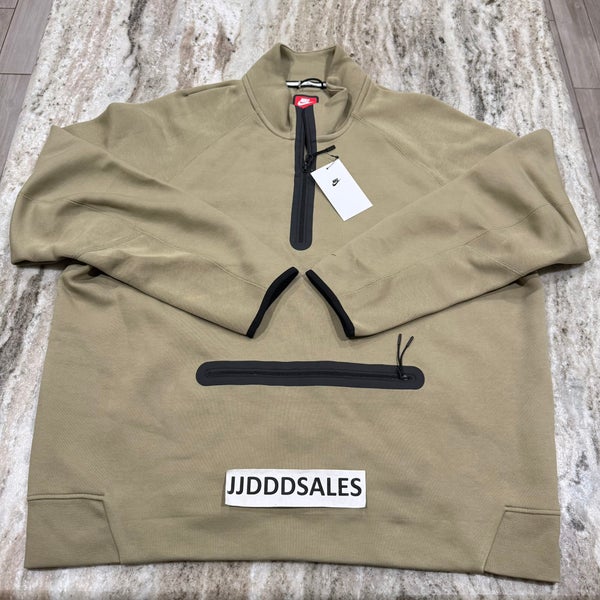Nike Sportswear Men's Tech Fleece 1/2 Zip Pullover Olive Sz XXL FB7998-276 $135
New With Tags