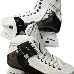 2025 True Catalyst 5X4 White Hockey Skates Wide Width 9.5 (New)