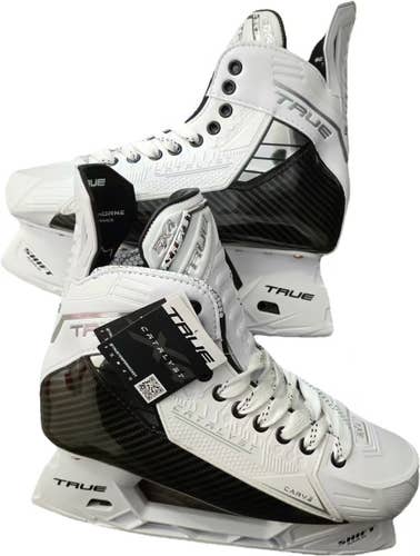 2025 True Catalyst 5X4 White Hockey Skates Wide Width 9.5 (New)