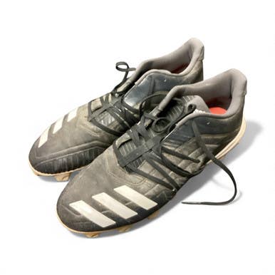 Used Adidas BASEBALL CLEAT BB/SB Cleats Black Youth 11.0 11846-S000096914