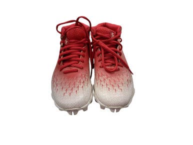 Used Under Armour 3027320-600 BB/SB Cleats Red Junior 04.5 11846-S000096803