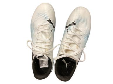 Used Puma Soccer Cleats White Senior 5.5 11846-S000096414
