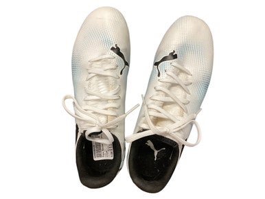 Used Puma Soccer Cleats White Senior 5.5 11846-S000096414