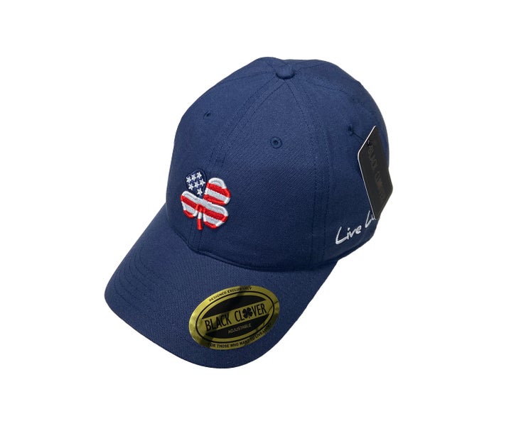 NEW Black Clover Live Lucky USA Cloud 2 Navy Adjustable Golf Hat/Cap