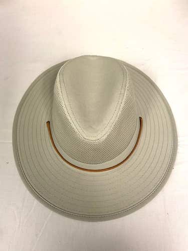 Triangle Sport Headwear Cloth Safari Structured Mesh Hat (Natural, One Size) NEW