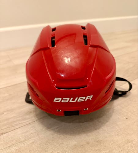 Hockey Player Helmet - Bauer (Red)