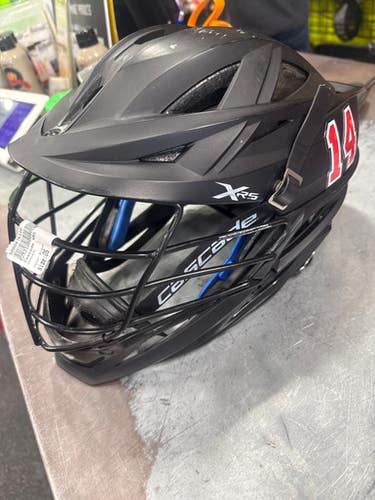 Used Cascade XRS Lacrosse Helmet Black One Size 11337-S000476120