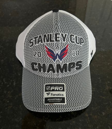 Washington Capitals 2018 Stanley Cup Champions Hat (New, Adjustable)