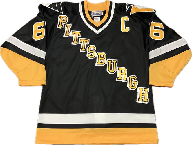 Pittsburgh Penguins Mario Lemieux CCM Center Ice NHL Hockey Jersey Size 44