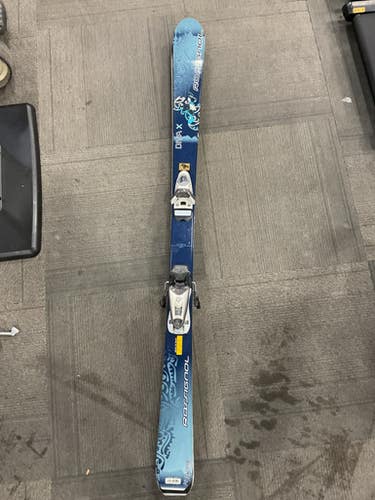 Used Rossignol DIVA X Womens DH Ski/Binding Royal Blue 146 cm 11614-S000226808