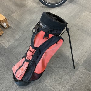 Used Burton STAND BAG Mens Stand Bag Black And Orange 11614-S000226795