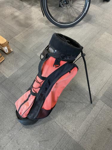 Used Burton STAND BAG Mens Stand Bag Black And Orange 11614-S000226795